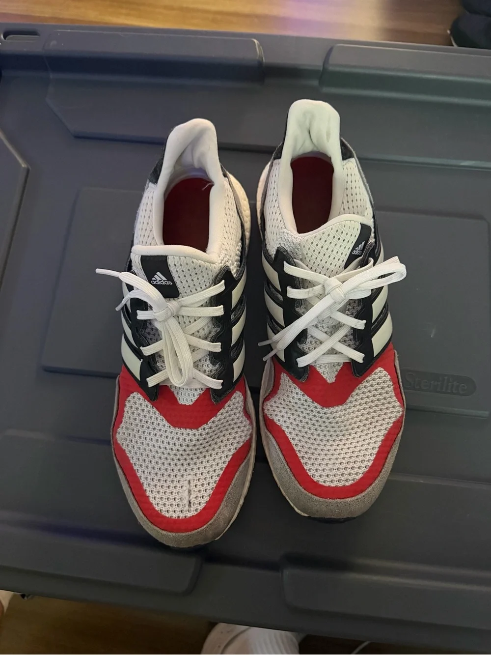 Adidas Ultraboost 1.0 S&L “Grey Scarlet” EF2027 Size 12 Men’s